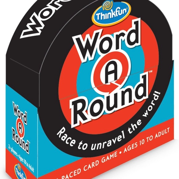 THINKFUN WORD A ROUND CARD GAME GIFT NEW CARD GAME TRAVEL GAME KID GAME - Picture 1 of 3
